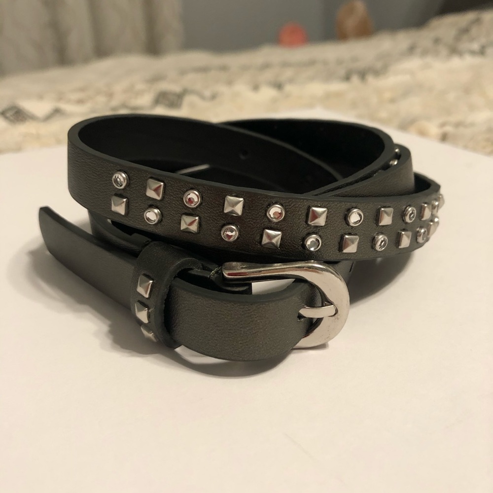 🌻Thin Gem&Stud Belt